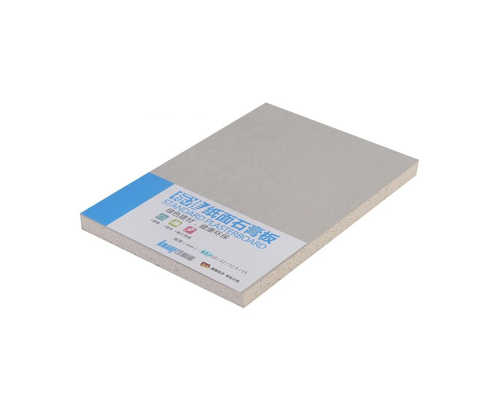 Indoor Gypsum Plaster Boards , Waterproof 12mm Tapered Edge Plasterboard