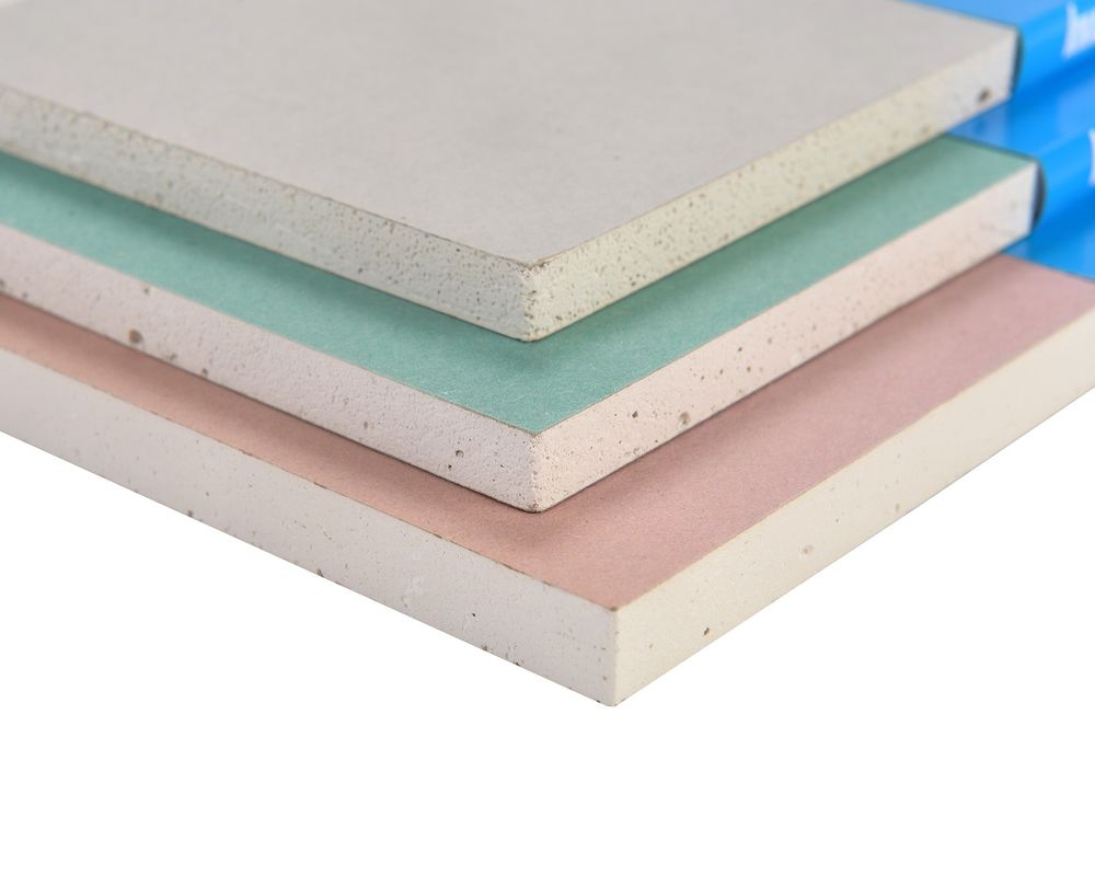 Modern Indoor Water Proof Gypsum Board 1220mm X 2440mm 9.5mm Thickness