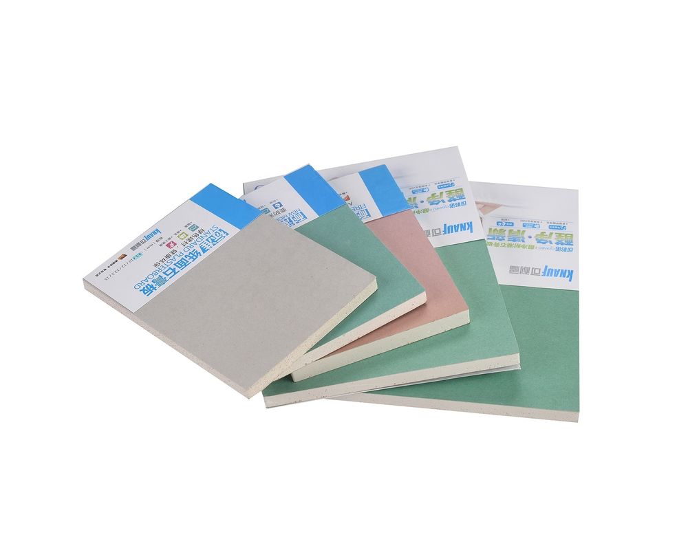 15mm Fire Rated Moisture Resistant Gypsum Board Ivory Color For Indoor