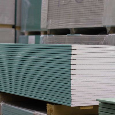 Modern Ivory Color Decorative Gypsum Board Reinforced 12.5mm Thickness