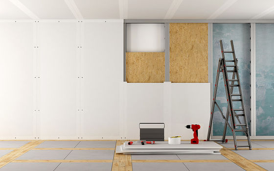 4x8ft Pure Natural Gypsum Sound Insulation Drywall For Internal Wall Partitions And Ceilings