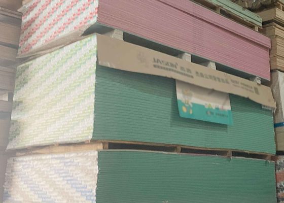 よい価格 工場価格 9Mm 防火 石膏板 岩石板 模具耐性 石膏板 乾壁隔壁 オンライン