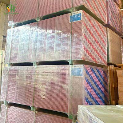 Good price Customized 9Mm/12Mm/15Mm Fire Resistance Gypsum Wall Board Non-Combustible Gypsum Core Plasterboard online