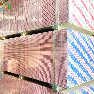 Wholesale 12Mm Gybsum Board Dry Wall 9.5Mm/10.5Mm/12Mm Non-Combustible Fire Resistant Gypsum Board