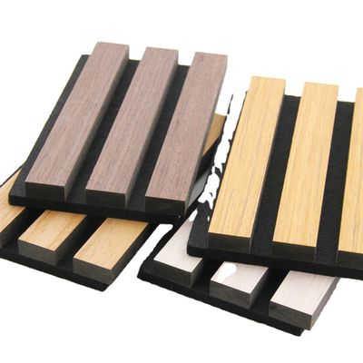Good price Eco-Friendly Akupanel Acoustic Slat Wall Panel with 550kg/m3 ~ 880kg/m3 Density and 21mm Thickness for Modern Living Room Soundproofing online