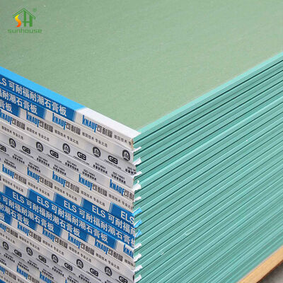 Good price Modern Design 5/8 Inch 1/2 Inch Non-Combustible Gypsum Panel Water-Resistant Plaster Material Water Resistance Plasterboards online