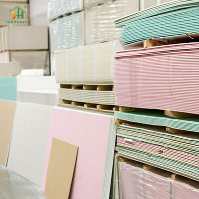 Good price Standard Gypsum Board for Ceiling and Partition Lightweight Panels Fire Resistant Moisture Resistant Smooth Surface Eco Friendly online