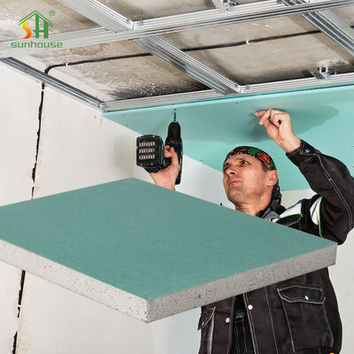 Industrial Design Gypsum Board 15mm Common for Office Interiors Ceilings Walls Commercial Projects
